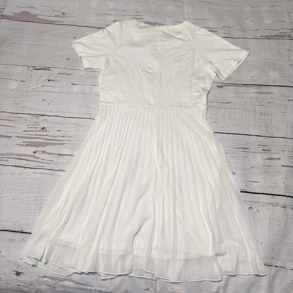 Woosea Women Pleated Dress White Size M Length knee - Picture 6 of 8